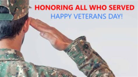 Happy Veterans Day!